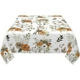 thumbnail image 3 of Fall Tablecloth 54x54 Inch Square, Pumpkin Maple Leaves Tablecloths Tablecloths Outdoor Polyester Thanksgiving Autumn Table Cover for Holiday Party Picnic Dinner Decor, 3 of 6