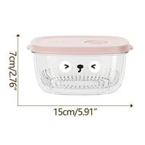 Moocorvic Fridge Organizers and Storage, Strawberries Fresh Storage Containers, Fruit Storage for Fridge, BPA-free Fruit Container for Refrigerator