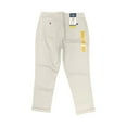 thumbnail image 2 of Gap Women's Twill Relaxed Fit Cropped Girlfriend Pants w/ Pockets (Stone, 14), 2 of 2