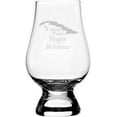 thumbnail image 1 of Vegas Robaina Cuban Cigar Themed Etched Glencairn Crystal Whisky Glass, 1 of 1