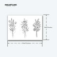 thumbnail image 4 of shiyou-Tattoo Tech, 2 Sheets Medium Semi Permanent Tattoo, Temporary Tattoos, Last 1-2 Weeks, Waterproof, Realistic Look, No Adhesive, No Reflection (Three Bunches of Flowers), 4 of 4
