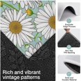 thumbnail image 3 of Light Blue Daisy Flower Pattern Kitchen Rugs Sets Of 3,Kitchen Runner Rugs Non Skid Washable,Decorative Kitchen Floor Mats for Kitchen,Sink,Laundry,17"x30"+ 17"x47" + 17"x59", 3 of 6