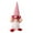 #O - Pink, variant on AYktou Valentine's Day Gnome,Gnome Stuffed Plush with Retractable Spring Legs Knitted Hat Valentines Day Decorations Gnome Gifts Holidays Home Decor