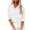 Z25-White, variant on Women's Linen Blend Button-Down Shirt, Roll-Up Sleeve Collared Blouse with Chest Pockets, Loose Fit Casual Summer Top