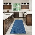 thumbnail image 4 of Fuller 2' x 8' Washable Runner, Blue and Ivory, 4 of 6