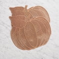 thumbnail image 4 of Clearence! Pumpkin Design Placemats Embroidered Fabric Table Mats Autumn Fall Harvest Thanksgiving Halloween Decoration Holiday Dining Room Kitchen Decor, 4 of 6