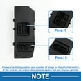 thumbnail image 4 of Interruptor de ventana eléctrica delantero izquierdo Unique Bargains para Chevrolet Malibu 2008-2012 No. 20807220, 4 of 7