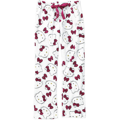 Hello Kitty Women's Plush Fleece Sleep P - Walmart.com