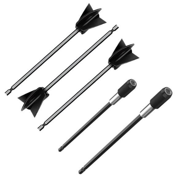 Raindrops 1 Set Resin Epoxy Paint Mixer Paddles Stirrer for Drill