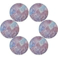 thumbnail image 3 of GZHJMY Natural Abstract Marble Round Placemats Durable Non-Slip Heat and Stain Resistant Placemat for Kitchen Table Decoration Outdoor BBQ Activities(4PCS) Table Mat, 3 of 7