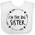 thumbnail image 3 of Inktastic I'm the Sister Girls Baby Bib, 3 of 4
