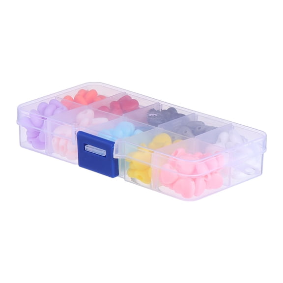 Soimiss PVC Cord Buckles Adjustable Design for Masks Assorted Colors 200Pcs