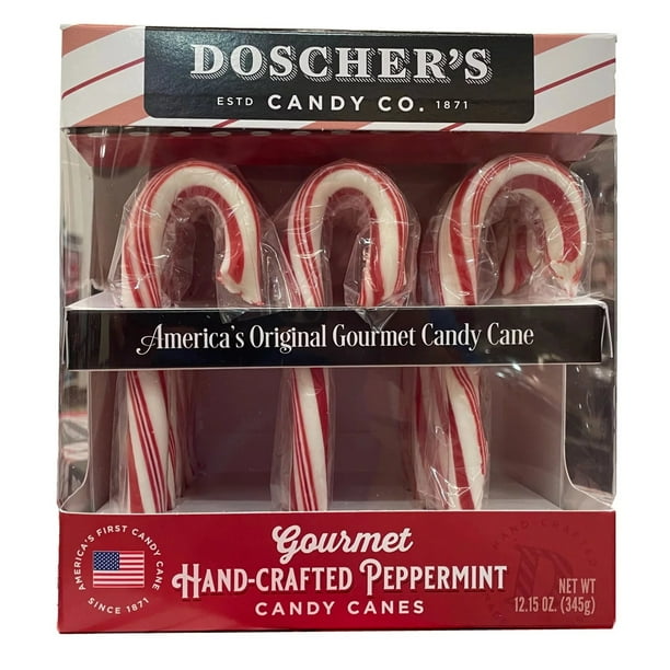 Doscher's Peppermint Gourmet Candy Canes (15 Count)
