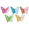 Iridescent Butterflies Layon Cake Decoration (6 pieces)