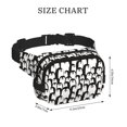 thumbnail image 4 of Balery Cartoon Penguin Mochila Cinturón para Mujeres y Hombres, Bolsa de Cintura Impermeable de Doble Capa con Correa, 4 of 9