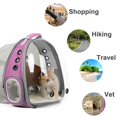thumbnail image 4 of Mochila portabebés con forma de halinfer para gatos, expandible, 12 libras, 4 of 5