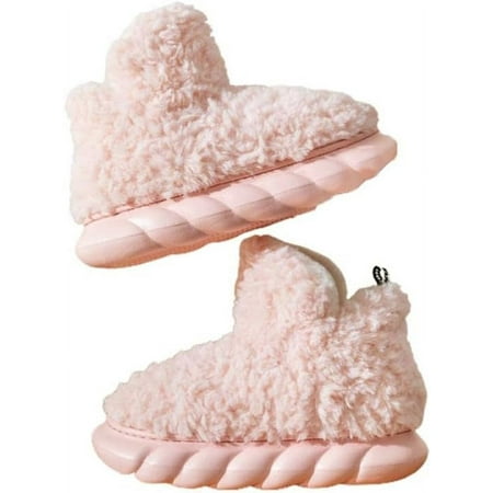 

Our Lovely Fleece Booties 2023 New Women s Warm Bootie Slippers Fluffy Plush for Indoor Outdoor Winter Slippers
