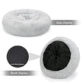 thumbnail image 3 of Cama ortopédica para mascotas MIXJOY para perros y gatos, diseño de rosquillas, color gris, 3 of 7