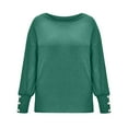 thumbnail image 3 of Jiyugala Women's Sweaters Pullover Plus Size Loose Casual Tops, 3 of 8
