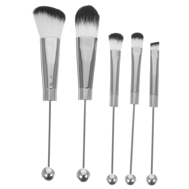 5 brochas de maquillaje, brochas para rubor, brochas para sombras de ojos, brochas de maquillaje para mujeres, brochas cosméticas