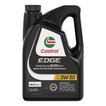 Castrol Edge High Mileage 5W-30 Synthetic Oil – 5 Quart Pack Of 3, For 75k+ Miles