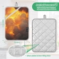 thumbnail image 3 of Orange Sunset Cloud Art Oven Mitts Pot Holders 2 pcs Heat Resistant for Kitchen Baking Grilling, 3 of 7