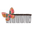 thumbnail image 4 of Épingle à Cheveux Papillon Coloré Frange Insert Fixe Peigne Coiffant J5V7, 4 of 9