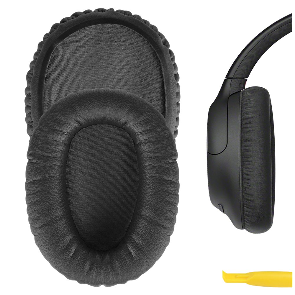 Geekria QuickFit Protein Leather Ear Pads for Sony WHCH700N, WHCH710N