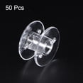 thumbnail image 3 of Unique Bargains Plastic Bobbins Standard Sizes for Multi Function Sewing Machine, Clear 50 Pack, 3 of 5