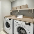 thumbnail image 5 of Kaboon Washer Dryer Countertop with Edge Rails, 28" x 58", Oak, 5 of 6