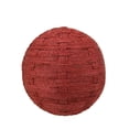 thumbnail image 2 of Northlight 5.5" Worn Basket Weave String Ball Christmas Ornament - Red, 2 of 2