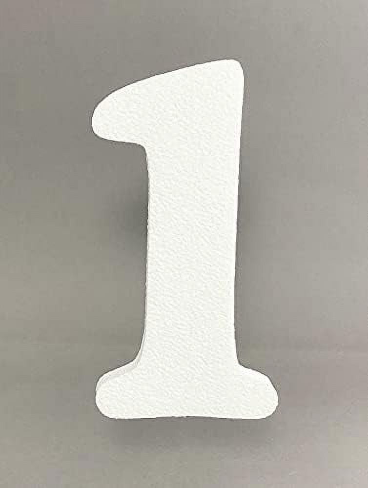 12" Smooth EPS Foam Letters Alphabet Numbers For Crafts Party Signs