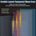 thumbnail image 5 of Ataucjin 80 Bottle Wine Cooler Refrigerator with Intelligent Digital Temperature Control - 48" Large Single Zone Wine Fridge, Low Noise Operation, Freestanding Wine Refrigerator (115V/60HZ), 5 of 9