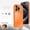 Orange, variant on Case for iPhone 16 Pro, Compatible with MagSafe, Metal Shockproof Magnetic Protective Cover with Speaker Dust Cover, Snap Buckle Switch and PC Fine Hole Protective Ring, Black