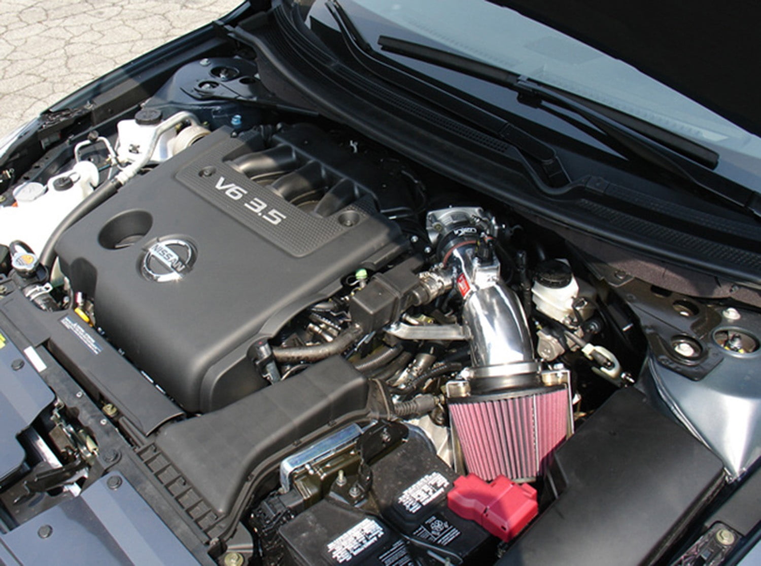 Injen 07-09 Altima 3.5L V6 Coupe & Sedan w/ Heat Shield Black Short Ram Intake Fits select: 2021 TOYOTA TUNDRA DOUBLE CAB SR/SR5, 2007-2012 NISSAN ALTIMA