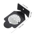 thumbnail image 2 of PAMINGONO 2pcs Shoot Training Target Board Metal Black For Family Gatherings, 2 of 6