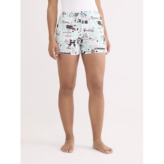 Disney Mickey and Minnie Women's Lounge Shorts, Sizes S-XXL