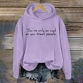thumbnail image 2 of TRUBKH hoodies for women Fleece Sweatshirts hoodies for teen girls hoodie women graphic hoodie Women's Winter Round Neck Christmas Loose Casual Warm Long Sleeved Hooded Sweatshirt Purple 5XL, 2 of 4