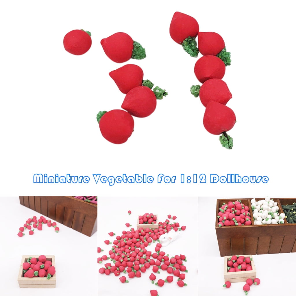 miniature vegetables dollhouse