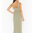 thumbnail image 4 of Vestido sin mangas con abertura, cintura alta, ajustado, sin espalda, correa gruesa, cuello extendido, vestido elegante con abertura para mujer para primavera y verano, 4 of 6