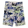 thumbnail image 4 of Calvin Klein Women's High Rise Fashion Print Bike Short (City Tag Orchid, XXL), 4 of 6