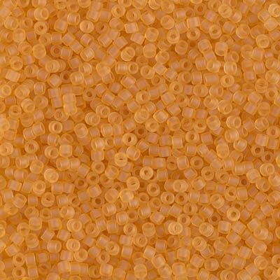 Miyuki Delica Seed Beads DB0742/DB742 11/0 Transparent Topaz Matte 7.2 Grams