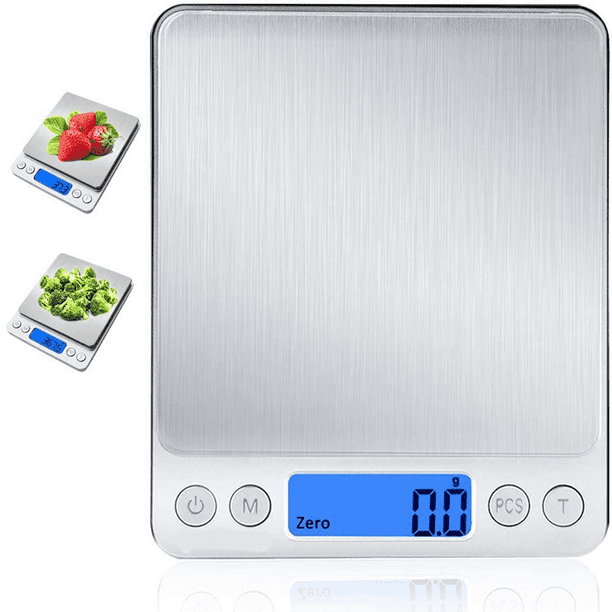 Balance de cuisine numérique 10Kg/1G, balance alimentaire avec écran LCD,  poids en grammes et Oz pour la cuisine/pâtisserie, chargement USB