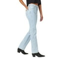 thumbnail image 2 of Wrangler Women's Light Wash Slim Fit Cowboy Cut Jeans - 1014MWZGH 3W x 32L, 2 of 5