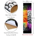 thumbnail image 3 of Brain Emery Surface Skateboard Grip Tape Stickers (Pack of Two) 8.8x32.6in/22.4x83 cm PVC Back Material, 3 of 5