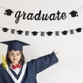 thumbnail image 4 of Graduation Decoration Banners 2026 Black Glitter Graduation Hats with Tassel Banners Garlands Class of 2026 Banners for College High School Graduate Party Decorations, 4 of 4