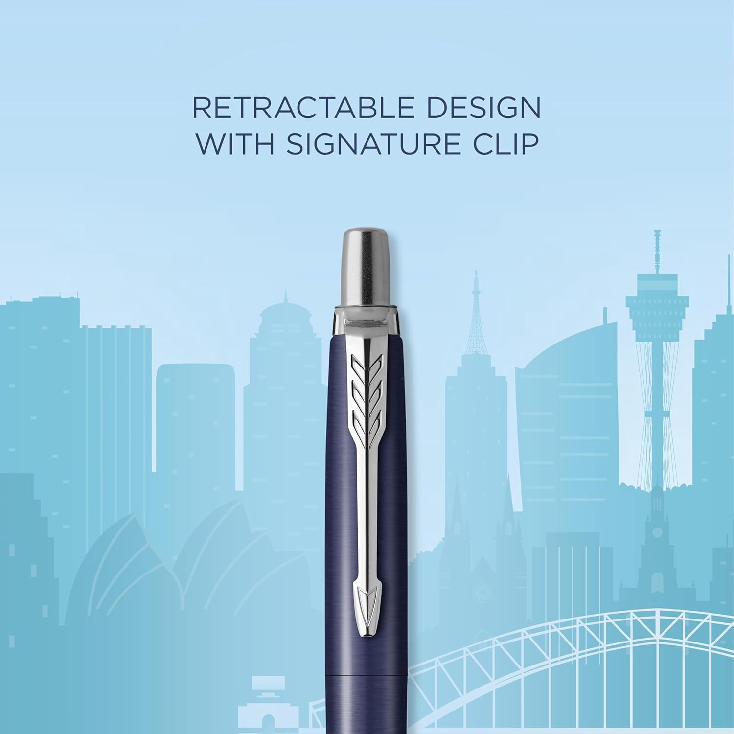 PARKER Jotter Ballpoint Pen | Special Edition | Sydney Blue CT | Medium Point with Blue Ink | Gift Box
