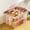 粉Red, variant on Portable Solid Wood Sewing Box - Premium Multifunctional Sewing Kit for Crafters and Students