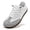 White, variant on HOBIBEAR Women's Wide-Toe Casual Sneakers: Breathable Mesh-Synthetic Leather Upper, Lightweight Non-Slip Walking Shoes
