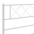 thumbnail image 5 of vidaXL Metal Headboard White 150 cm, 5 of 5